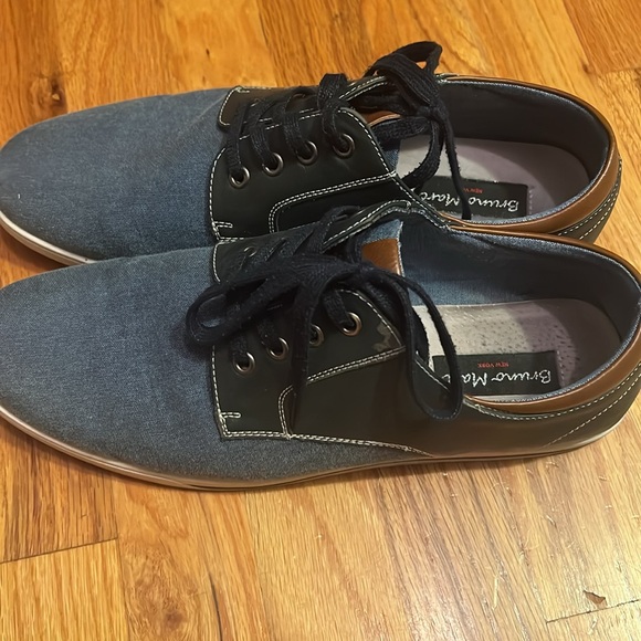 Discover the stylish Bruno Marc blue sneakers that elevate your footwear game. - Picture 4 of 5